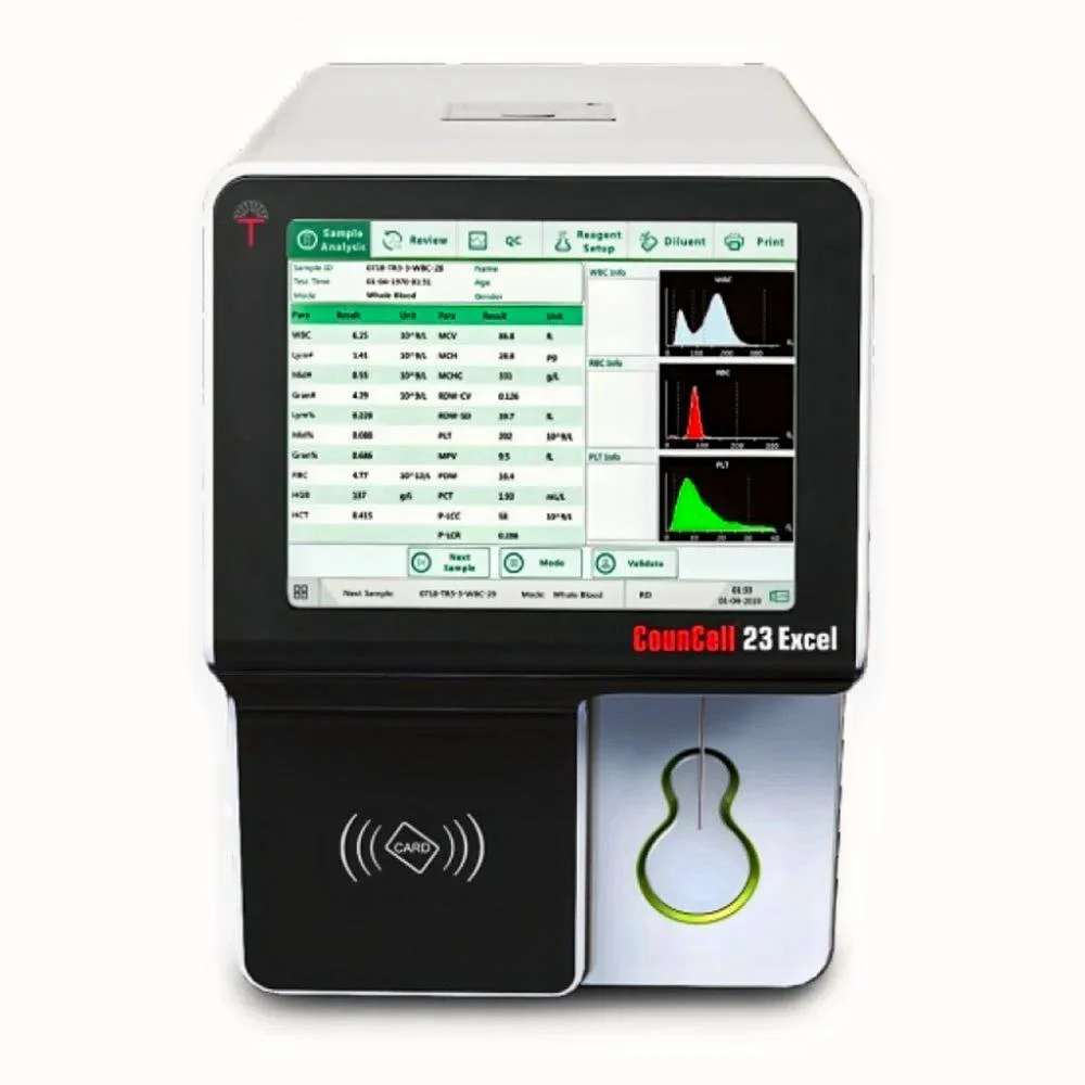 Tulip Councell excel 23 - 5 part hematology analyser